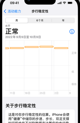 广安iPhone手机维修如何在iPhone开启'步行稳定性通知'