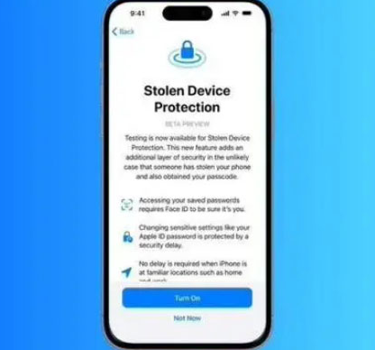 广安苹果授权维修店分享被盗设备保护功能开启方法 
