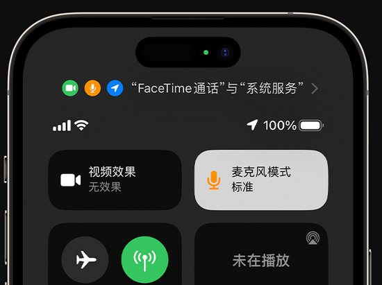 广安苹果授权维修网点分享iPhone在通话时让你的声音更清晰 