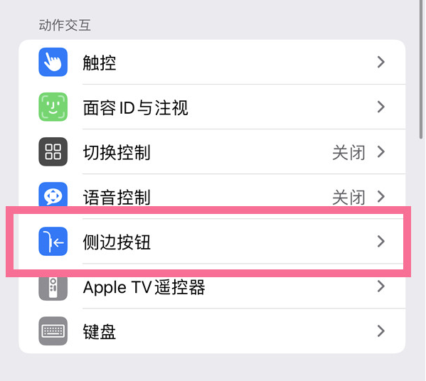 广安苹果14维修店分享iPhone14 Plus侧键双击下载功能关闭方法 