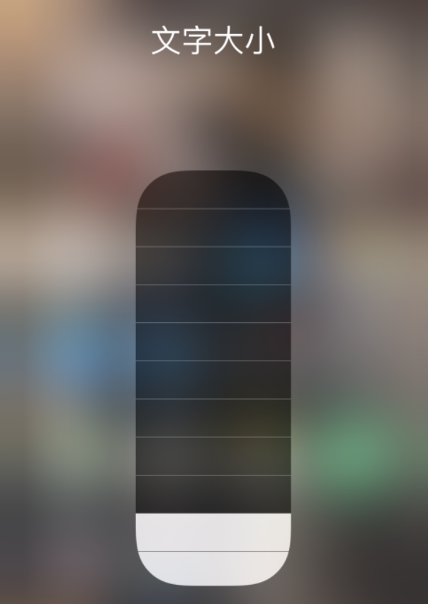 广安苹果手机维修分享小技巧：在 iPhone 控制中心快速调节字体大小 